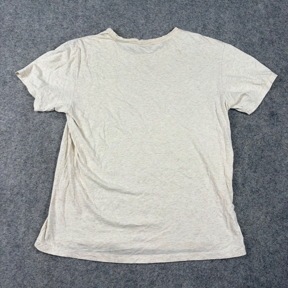 Polo‎ Ralph Lauren T-Shirt Mens XL Beige Heathered Pocket Old Money Golf Casual - Picture 4 of 11